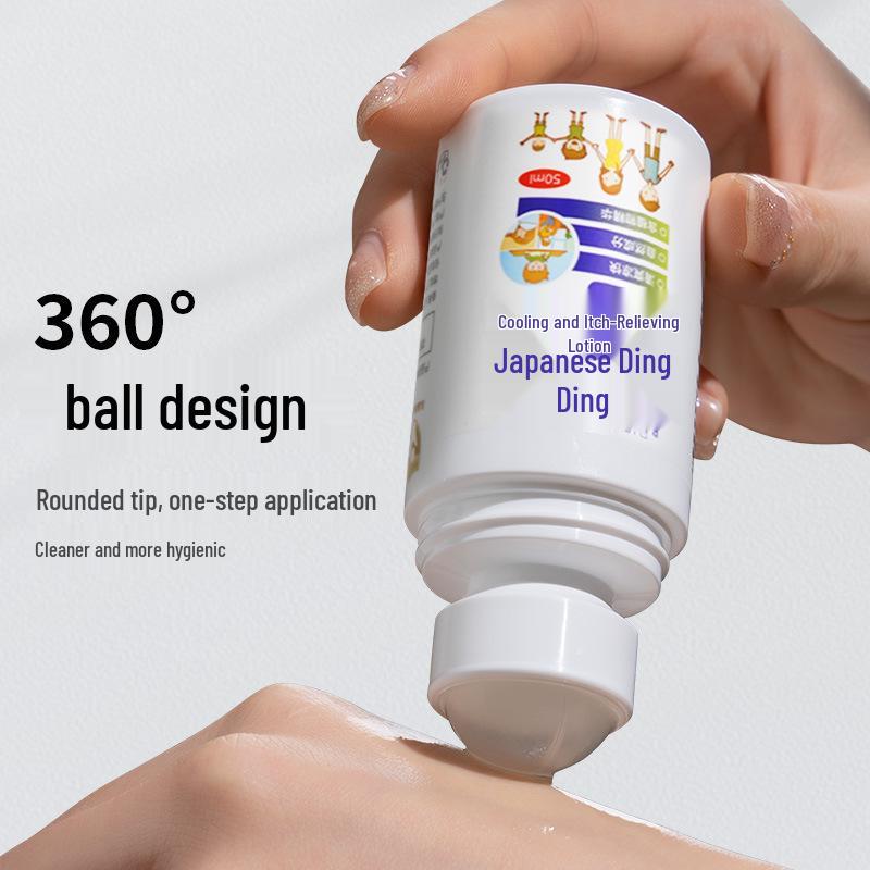 Japan Ding Ding Itch Relief Soothing Roll-On for Adults, Kids & Babies - Mosquito & Insect Bite Relief