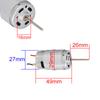 6V-12V Underwater Thruster 390 Motor Engine 13000RPM with Rubber Waterproof Gasket for RC Fishing Bait Boat Waterproof Propulsor