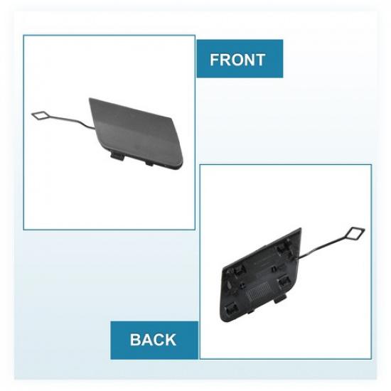 Car Rear Bumper Tow Hook Cover 2128850356 for Mercedes-Benz E200 14-16 Black