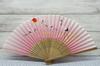 Castle Enterprises Premium Handmade Fans [Crane (Pink)] Set of 20 - A Bulk Purchase, a Great Japanese Souvenir for Foreigners
