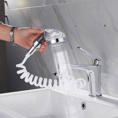 Badezimmer-Waschbecken-Wasserhahn, externer Duschkopf, WC-Haltefilter, flexibler Haarwasch-Wasserhahn, Rinser-Verlängerungsset