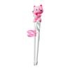 Kid Training Chopsticks Cartoon with Positioning Rings Lightweight Anti Slip Cat Pink