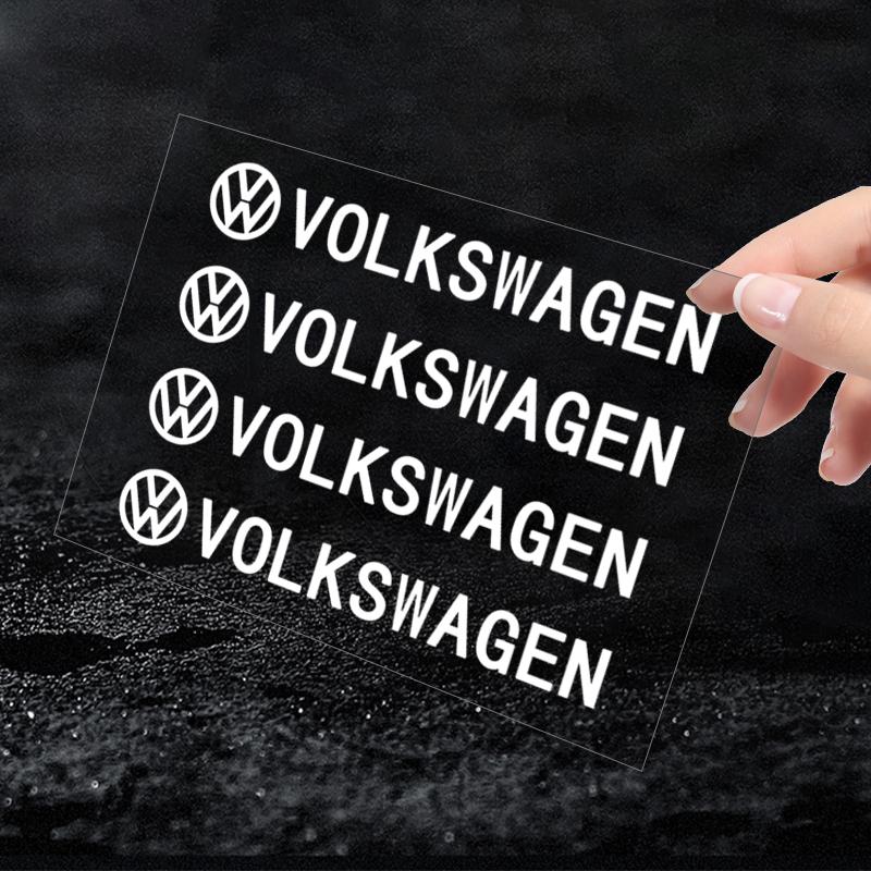 4 ks Samolepky na kliky dveří auta Samolepky na pneumatiky a zpětná zrcátka Pro Volkswagen Golf-5 6 7 MK6 Jetta Lavida Polo Tiguan Passat B5 B6 B7
