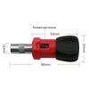 1PC Ratchet Screwdriver Bit Holder - 1/4-inch Hexagonal Ratchet Handle Maintenance Tool for Automotive Electronics