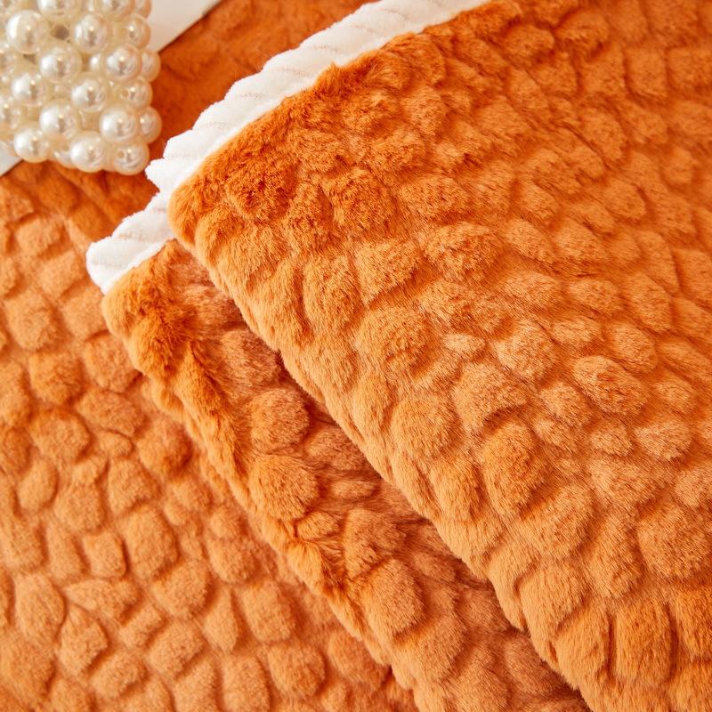 Stone Fleece Sofa Cushion Winter New Thickened Warm Seat Cushion Non-Slip Plush Sofa Towel High-End Full Cover Cloth