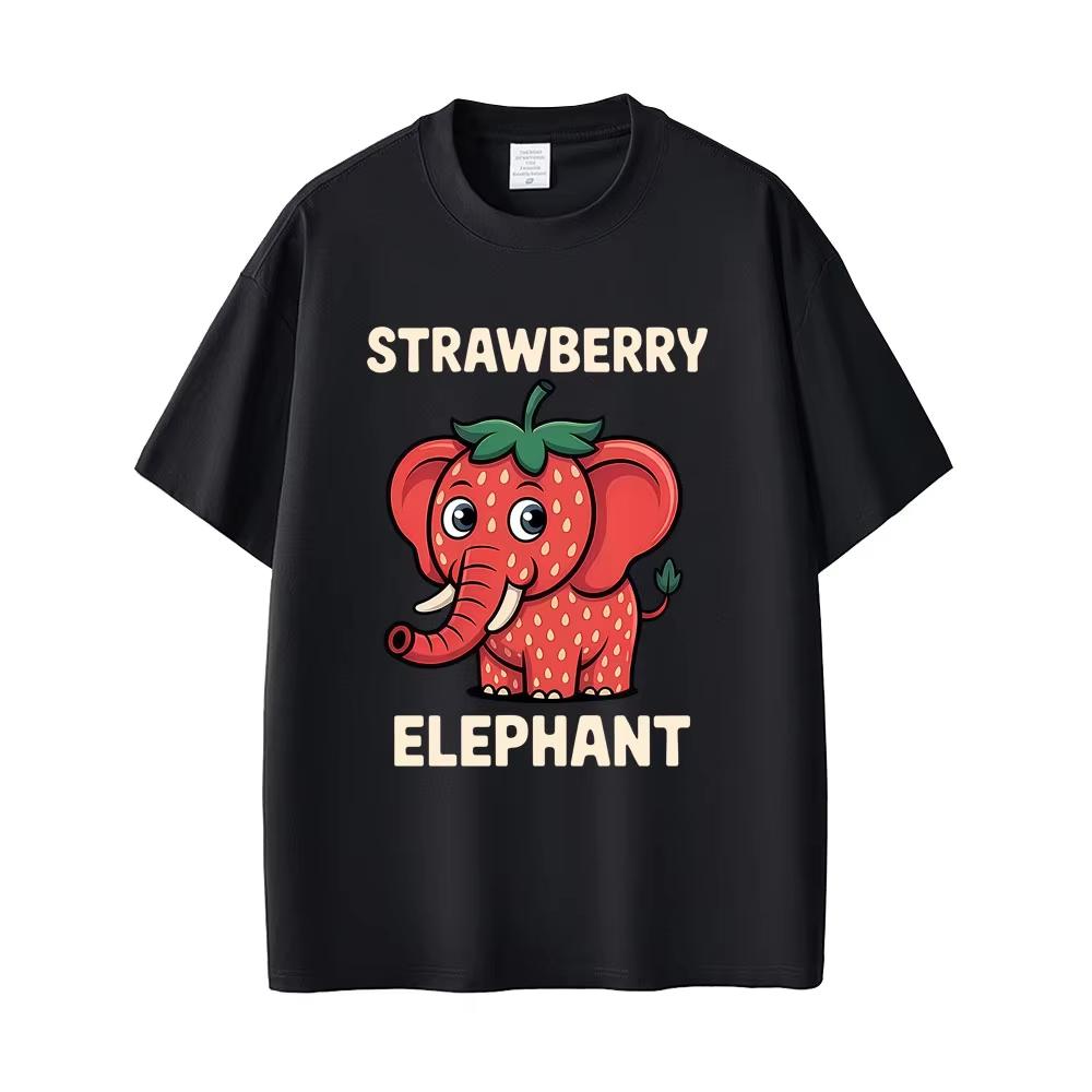 

Italian Brainrot Strawberry Elephant Funny Meme Tshirt Bruh Steal A Bratnrot T Shirt Unisex Women Casual Cotton Short Sleeved top 2XL