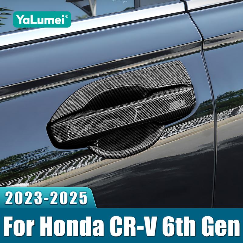 Car Accessories For Honda CR-V 6th Gen  2024 2025 CRV Hybrid ABS Door Handle Bowl Cover Protection Trim Case Frame Stickers