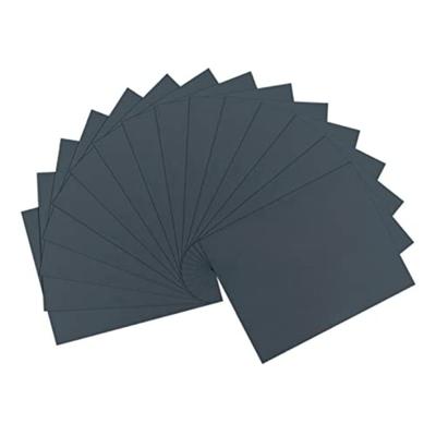 15 bucăți de șmirghel umed uscat de 9 x 11 inci, hârtie abrazivă rezistentă la apă, foi de șmirghel cu carbură de siliciu pentru lemn metalic, lustruire automată