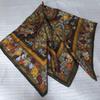 Used Botanical Print Large Silk Scarf Stole