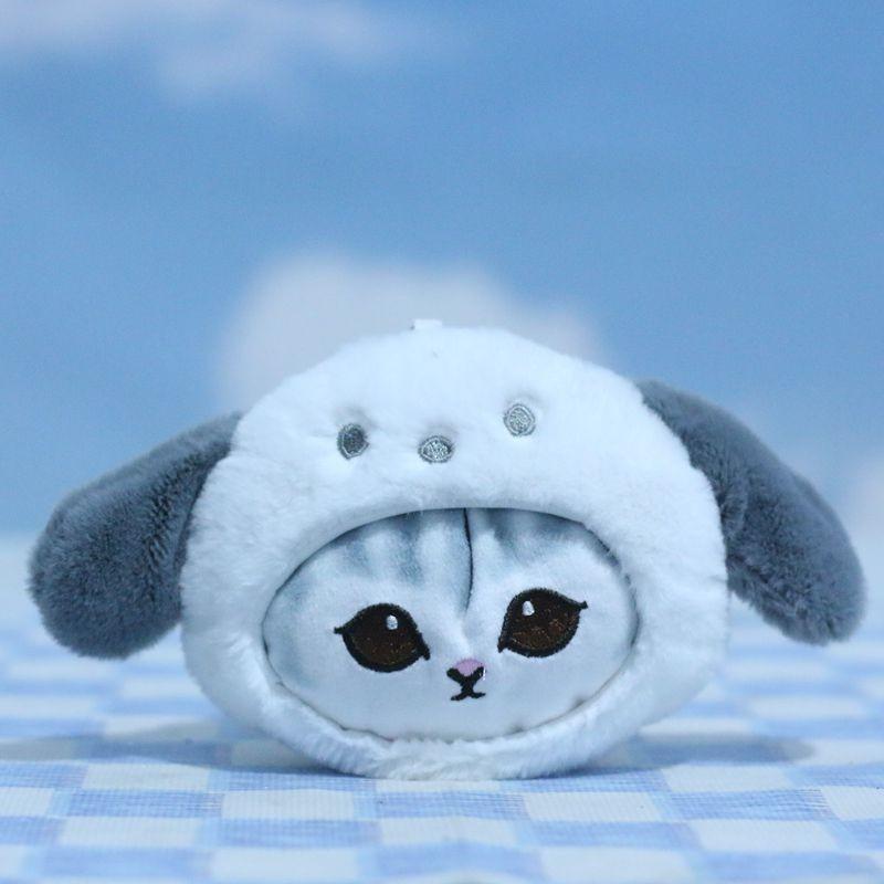 Adorable Cat Plush Doll Keychain Soft Toy Featuring Cute Sanrio Character Design Pompompurin