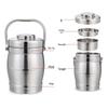 Lijia 3-Layer Insulated Stainless Steel Food Carrier
