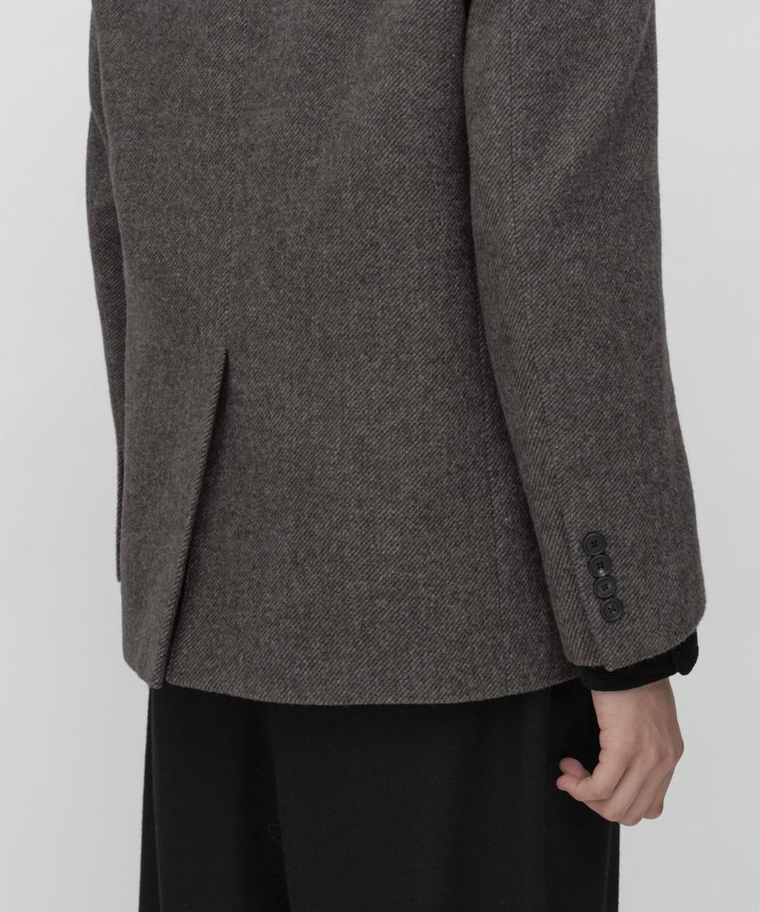 MUSINSA STANDARD [City Workers] Wool Blend Tweed Blazer [Brown]