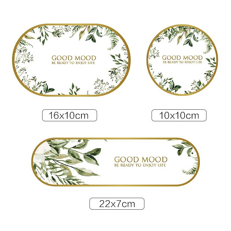 Light luxury heat insulation mat, high temperature resistant household coaster, casserole mat, dishes, coasters, diatom mud anti-scalding mat