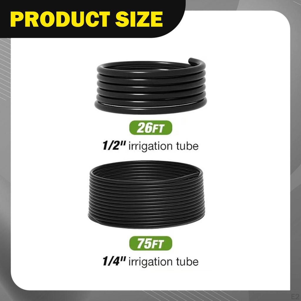 Drip Irrigation Kit Patio Misting Plant Watering System Accessories Quick Connector Automatic