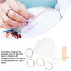 100pcs Plastic Floss Bobbins with Manual Bobbin Winder   Crafts Easy Storage Embroidery Bobbins for Needlework Sewing