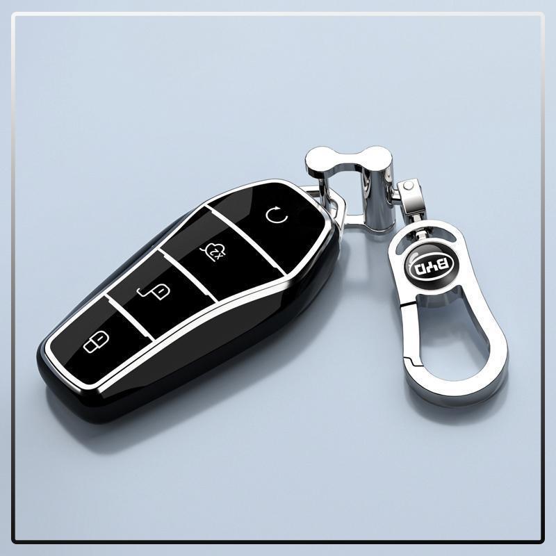 2025 BYD Yuan PLUS Kryt na klíč od auta s vysoce kvalitním ochranným řetízkem pro muže a ženy