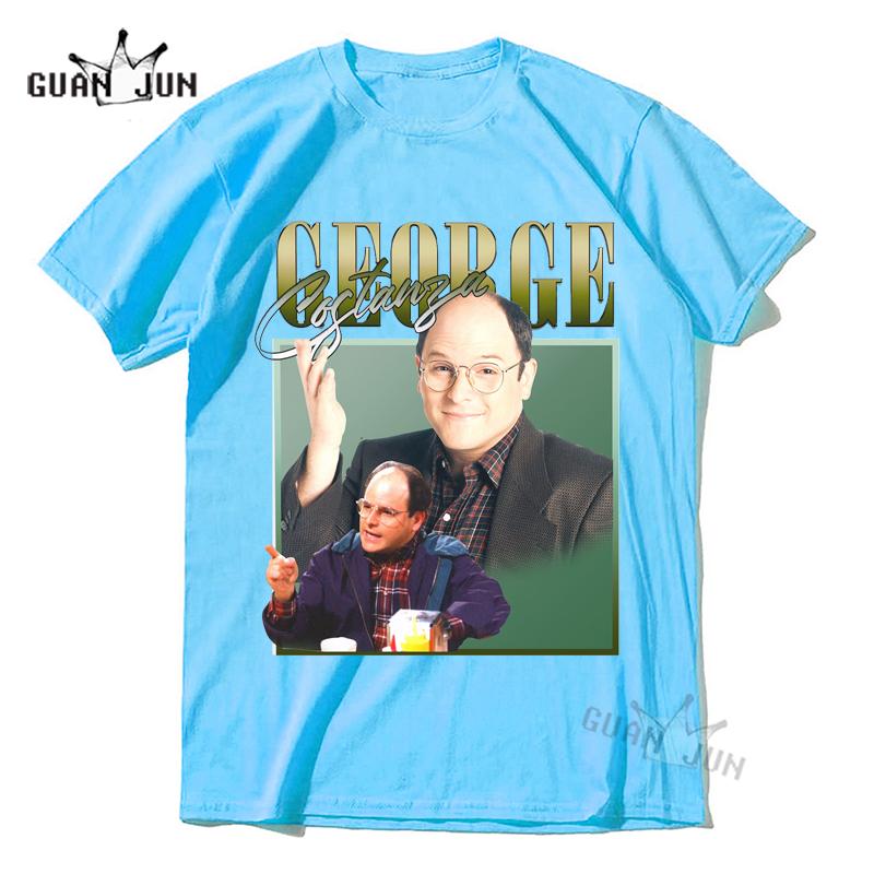 Buy Vintage GEORGE COSTANZA T Shirt Printed Tee for Men Women Harajuku Graphic T Shirts at 