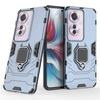 For Oppo Reno11 F 5G Case PC+TPU Dual Layer Hybrid Phone Cover with Ring Holder