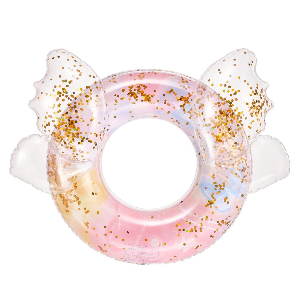 Bow Rabbit Ears Wings Mermaid Unicorn Design Thickened Swimming Ring Kid For