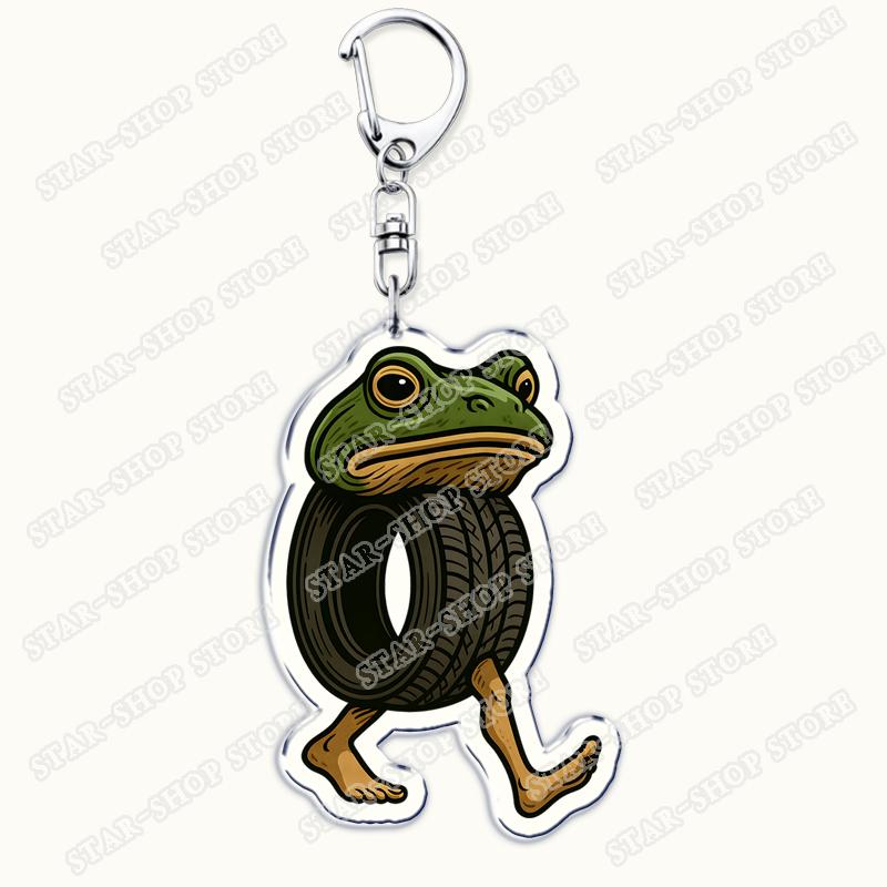 Italian Brainrot Animals Meme Keychains for Accessories Tralalero Tralala Tung Tung Tung Sahur Brr Brr Patapim Keyring Fans Gift