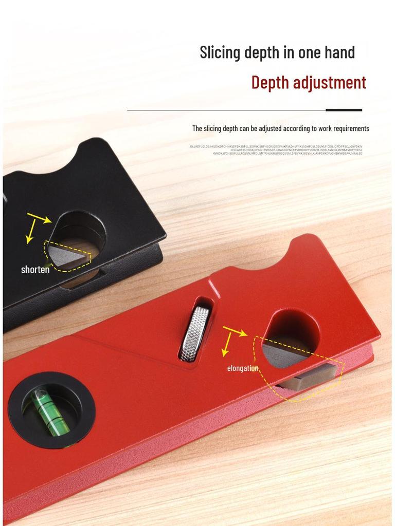 45° Woodworking Chamfer Plane: DIY Essential with Multiple Cutter Heads for Edge Trimming