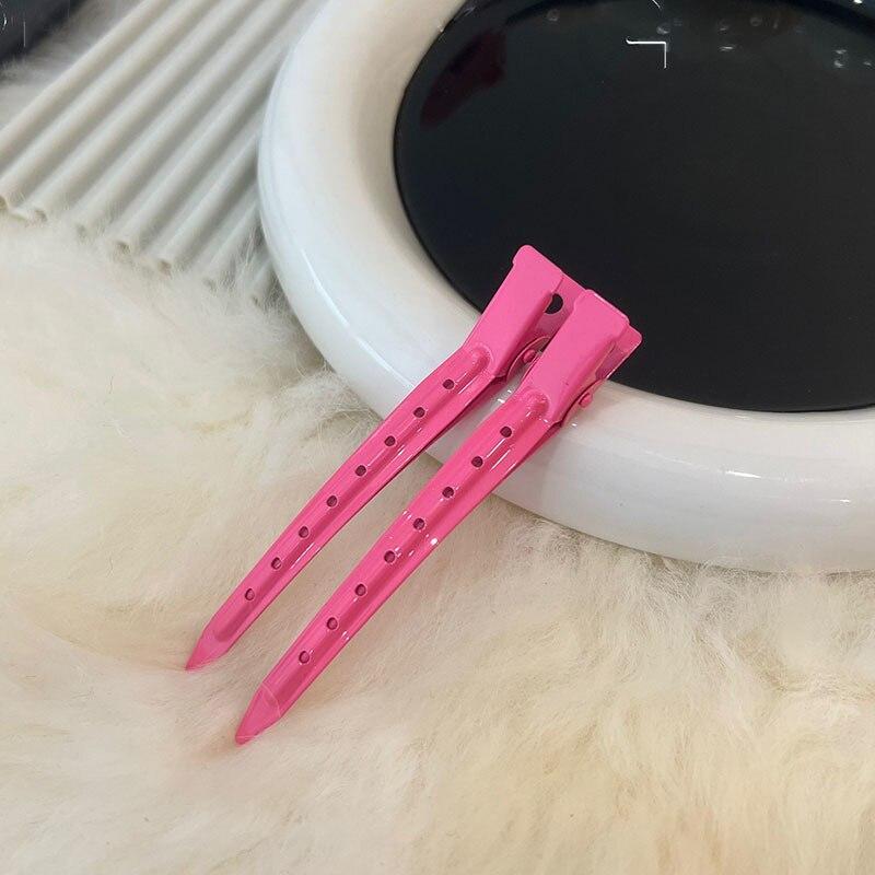 

2 шт., милые металлические заколки для макияжа, модные бесшовные заколки для волос, зажим для волос с боковой челкой, заколки, модные аксессуары для волос для женщин