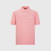 [100% Cotton Embroidered Alphabet] Spring and Summer Solid Color Simple and High End Versatile Men's Short Sleeved Polo Shirt