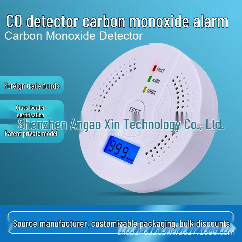 Carbon Monoxide Detector Alarm for Home Safety
