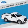 Welly 1/24 2015 Ford F150 Regular Cab Alloy Pickup Car Model Diecasts Metal Off-road Vehicles Car Model Simulation Kids Toy Gift