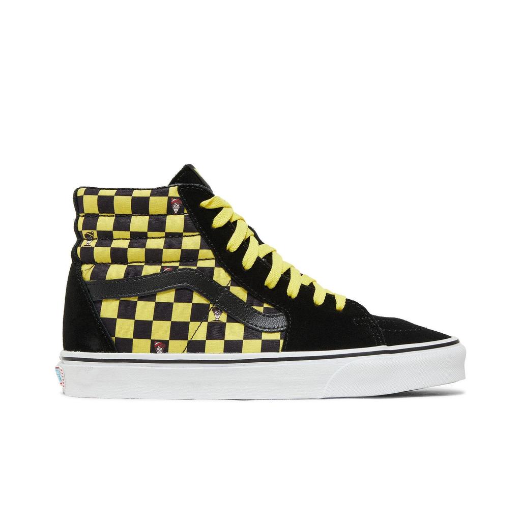 Vans Sk8-Hi 'Odlaw' (Unisex) Black / Vibrant Yellow / True White Skateboard Shoes VN0A32QG4UE