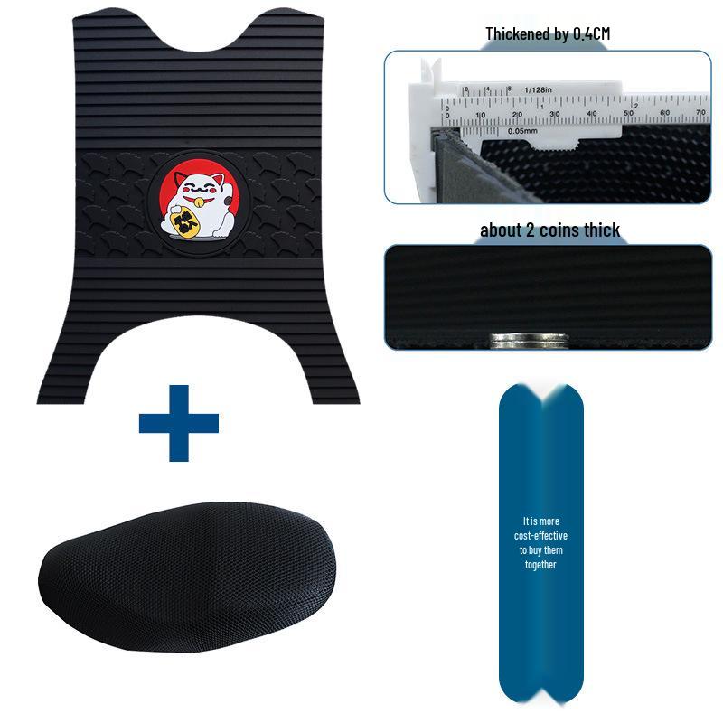 Verschleißfeste, wasserdichte, rutschfeste Fußmatten für Tai Ling Feimeng EB Elektrofahrzeuge