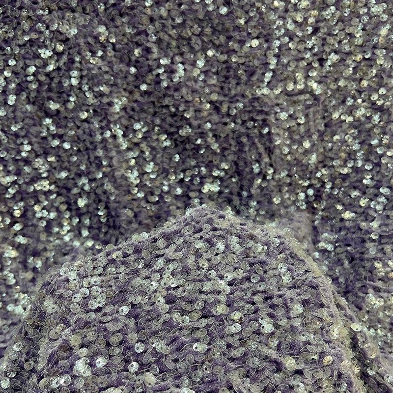 Barevná lesklá flitrová látka Olejově lesklá tylová látka Materiál na svatební šaty Různé styly Domácí flitrová látka Ozdoba oblečení