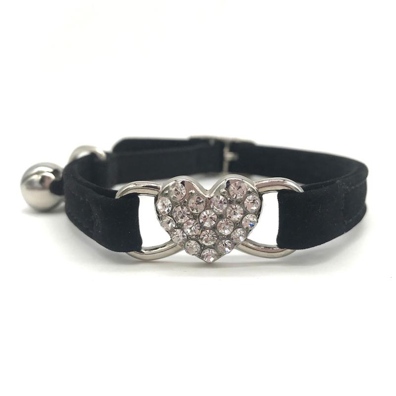 Collari per Cuccioli con Campanellini a Forma di Cuore Collari di Identificazione Collana per Animali Domestici Articoli per Animali Domestici