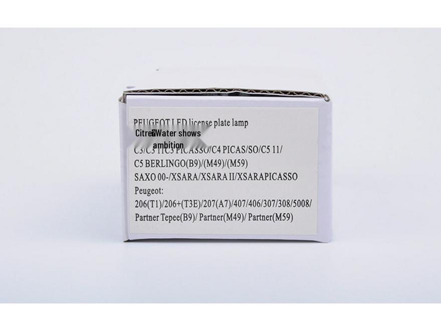 LED License Plate Light for Peugeot 206, 308, 406, Citroen C3, C5