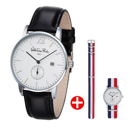 [VALENTINO RUDY] Мужские кожаные часы VALENTINO RUDY VR1301A-WTBK FREE