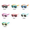 Square Frame Kids Sunglasses Fashion Uv 400 Outdoor Foldable Sunglasses Children Eyewear For Toddler Boys And Girls