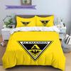 Roupa de Cama com Padrão Alemannia Aachen, Conjunto de Colcha, Capa de Colcha, Fronha, Presente de Aniversário para Casa (1 capa de edredom + 2 fronhas, sem enchimento.)