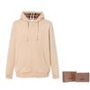 Burberry Hove Check Embroidery Logo Zip Hoodie 80847721