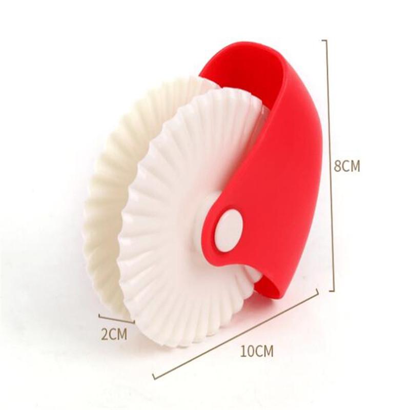 Kitchen Pizza Pastry Lattice Cutter Pastry Pie Decor Cutter Plastic Wheel Roller for Pizza Pastry Pie Crust Baking Cutter Tools