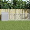 VidaXL Dog Niche with Light Grey Roof Galvanized Steel, Dog Cage, Dog Shelter, Pet House, Cages 3189065