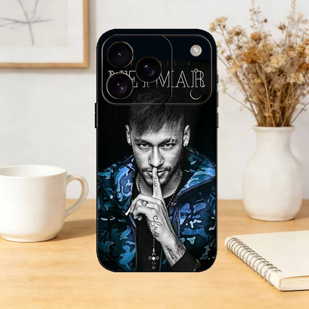 

Футбольный 10 Н-Неймар Чехол для телефона Для iPhone 17,16,15,14,13,12,11 Plus,Pro Max,SE4 Мягкий Силиконовый Черный Чехол iPhone14ProMax