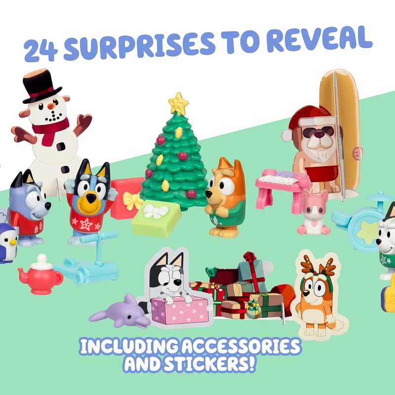 Bluey Mini Figures Surprise Advent Calendar