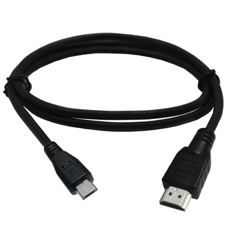

HDMI to Micro USB 5P Cable, 1m Micro USB to HDMI Cable Adapter Male Data Charging Cord Converter Connector Cable