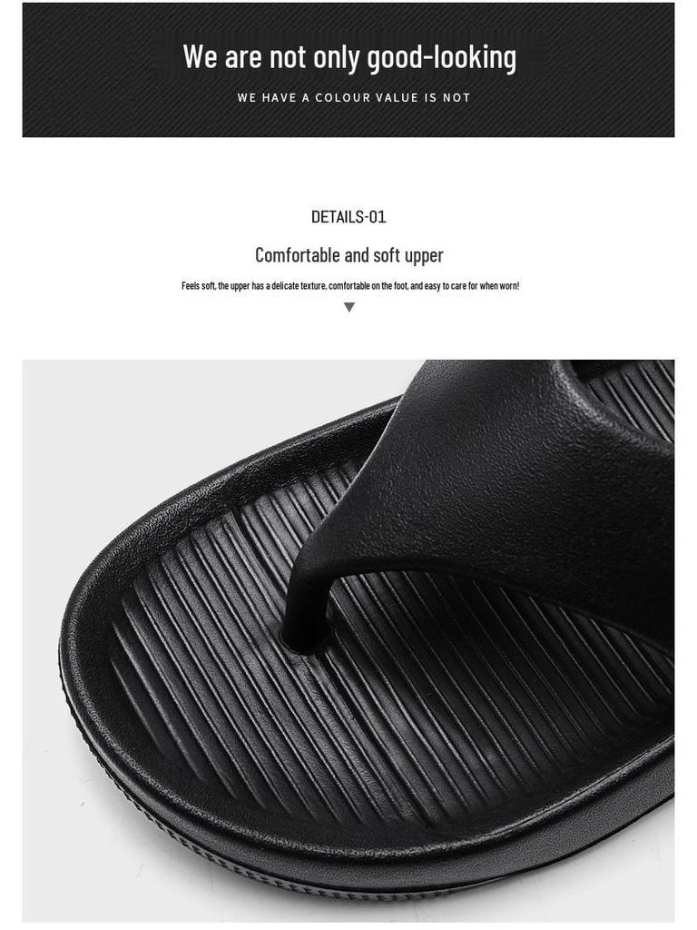 Men's Large-Size Fashion Flip-Flops: New Summer Thong Sandals with Thick Soles, Trendy Casual Slippers