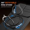 Sliding Camera Cover Armor Case For Samsung Galaxy A17 A27 A37 A57 A16 A26 A36 A56 A35 A55 5G Metal Ring Stand TPU Plastic Coque