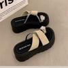 Rhinestone Temperament Fashionable Thick-bottomed Cool Slippers Spring and Summer New Daily Versatile Slippers Fairy Trend