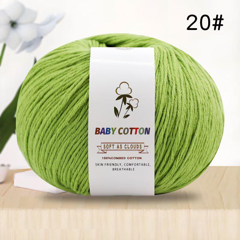 Pure Xinjiang Cotton Yarn for Children's Knitting and DIY Crochet Projects
