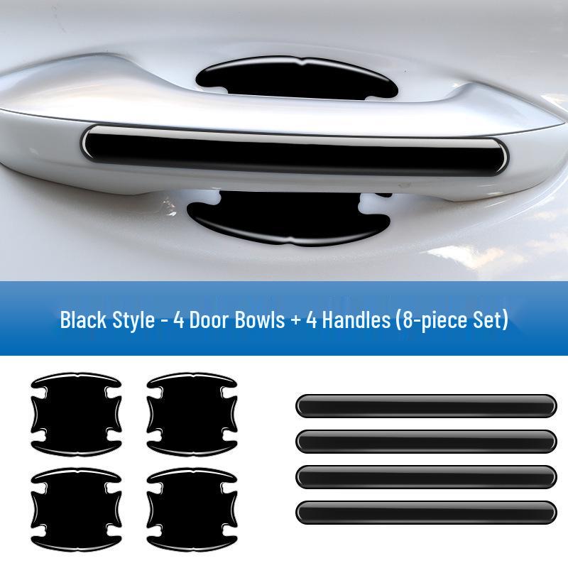 Uniwersalne Niewidoczne Naklejki Ochronne na Rysy i Kolizje Drzwi Samochodowych