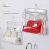 Wall-Mounted Waterproof Large-Capacity Transparent Bathroom Storage Bag