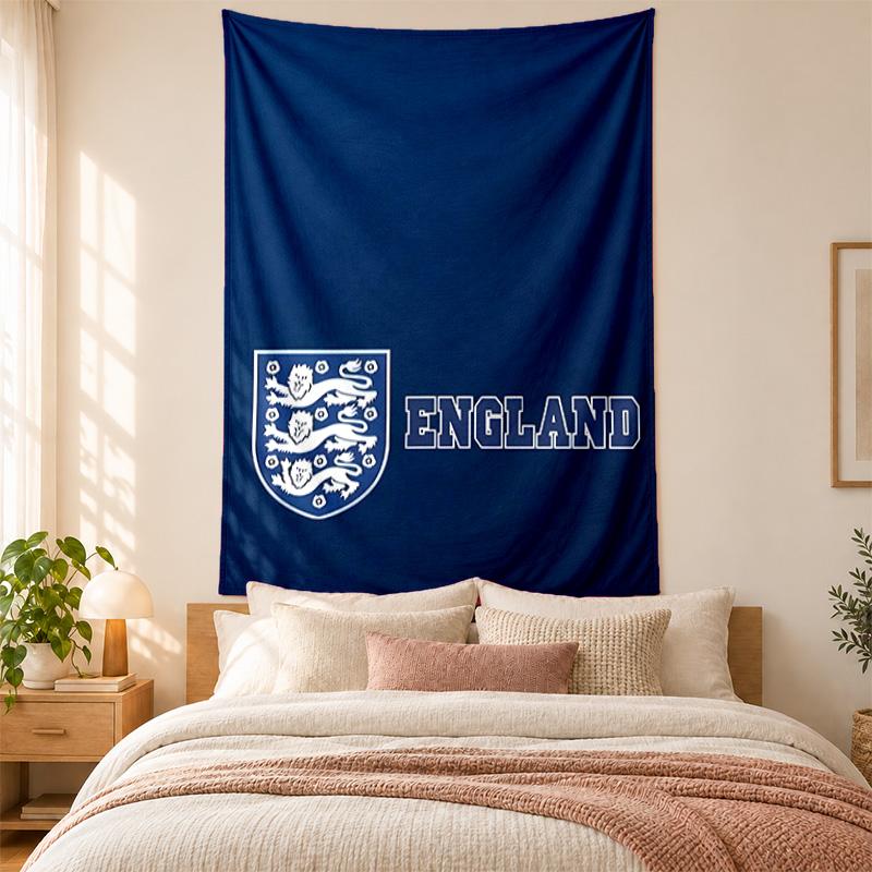 Englische Nationalmannschaft Wandteppich hohe Qualität zur Dekoration von Wohnzimmer Schlafzimmer Studentenwohnheim Wänden ideal als Schlafzimmer Wandkunst oder Weihnachtsgeschenk